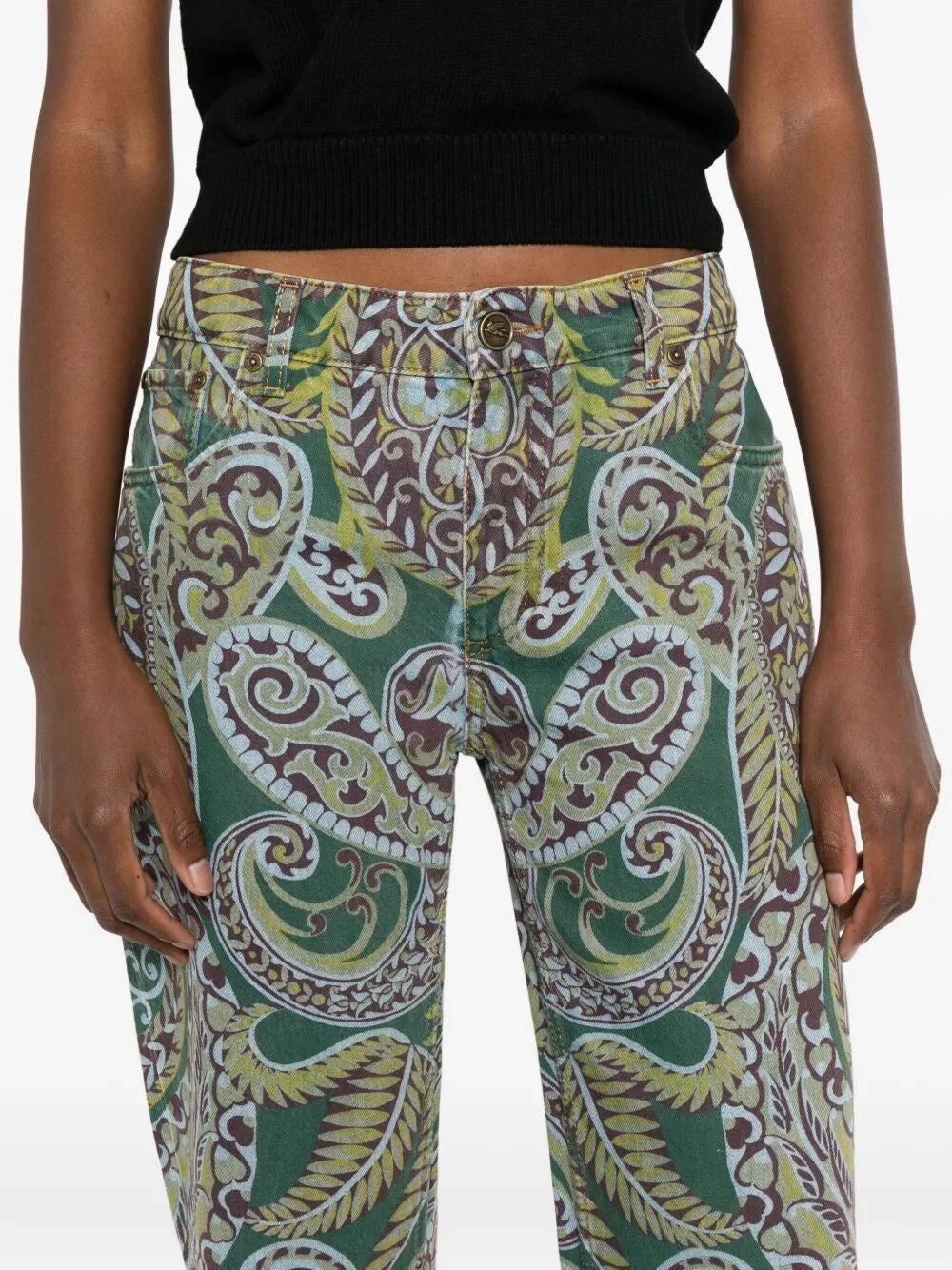 Etro Women Long Flared Jeans - 3