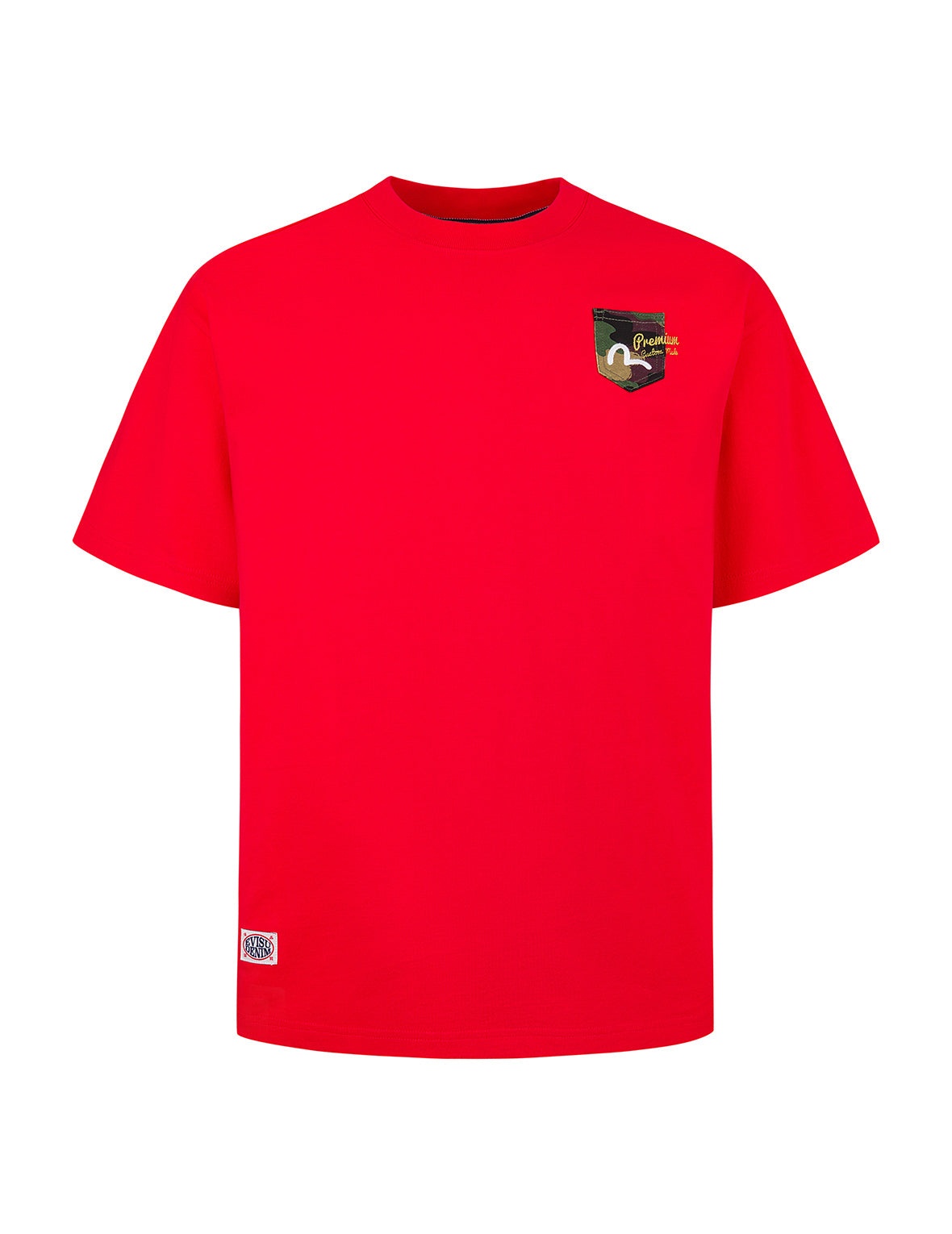Multi-embroidery and Multi-pocket Relax Fit T-shirt - 11