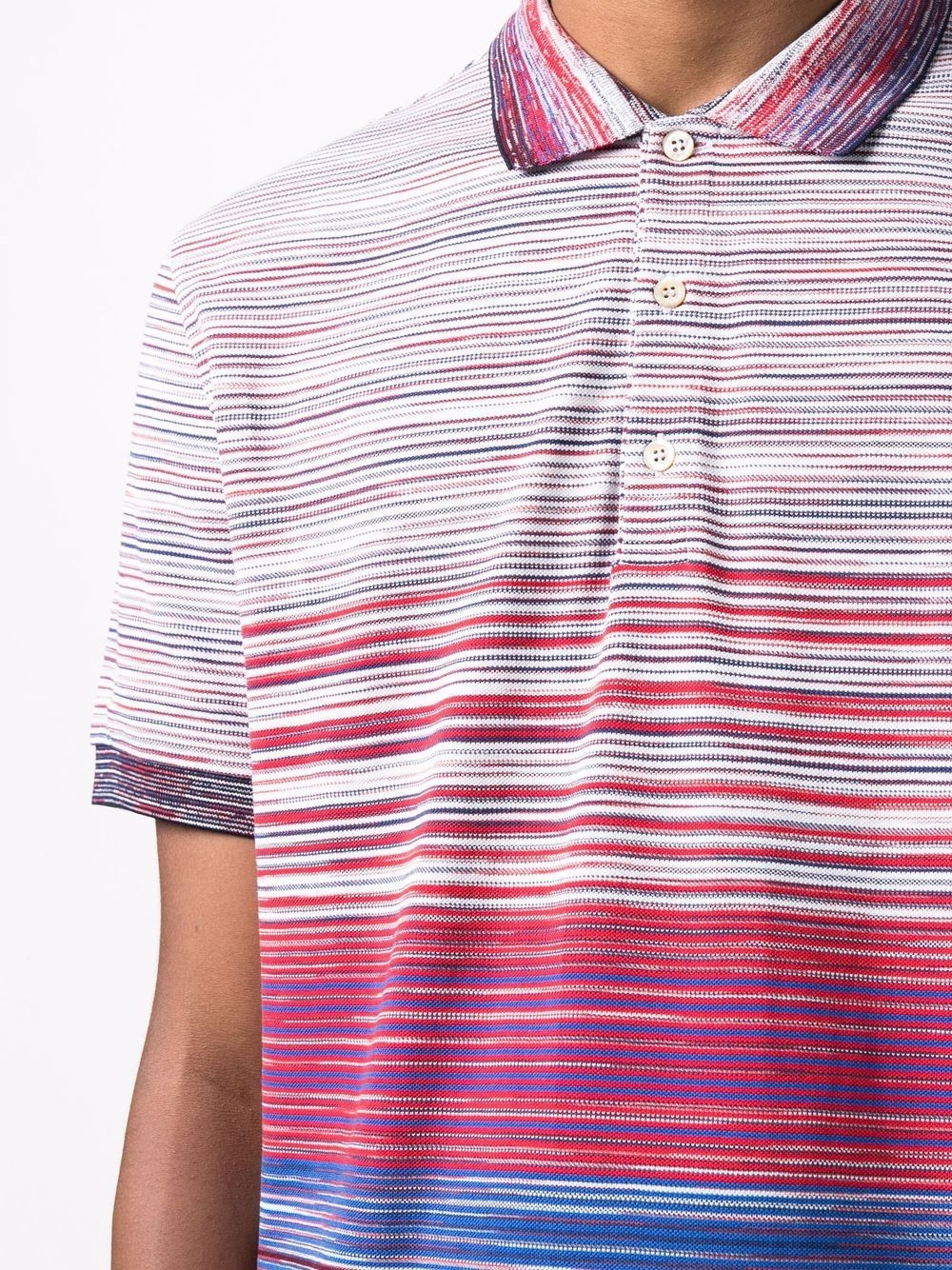 abstract-stripe polo shirt - 5