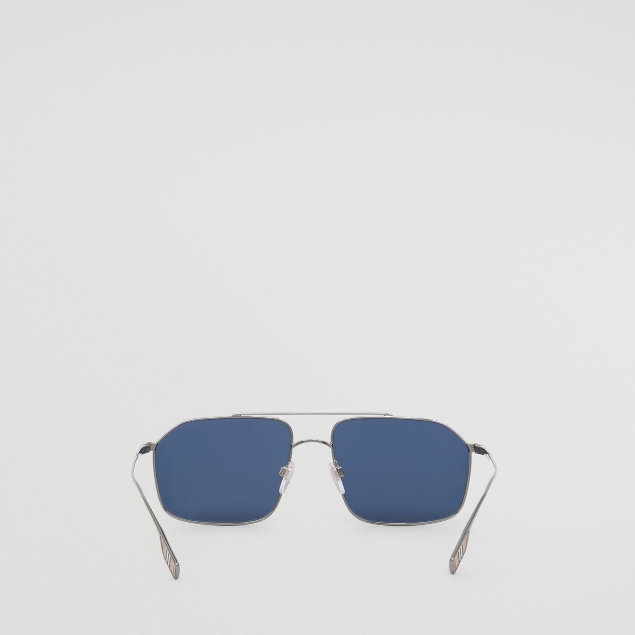 Icon Stripe Detail Navigator Sunglasses - 6