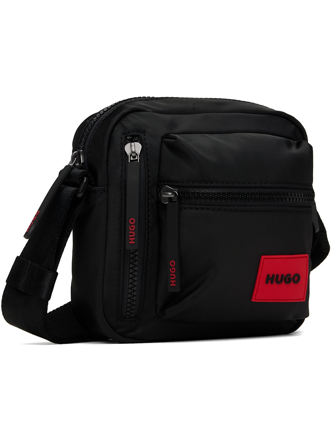 Black Logo Patch Bag - 2