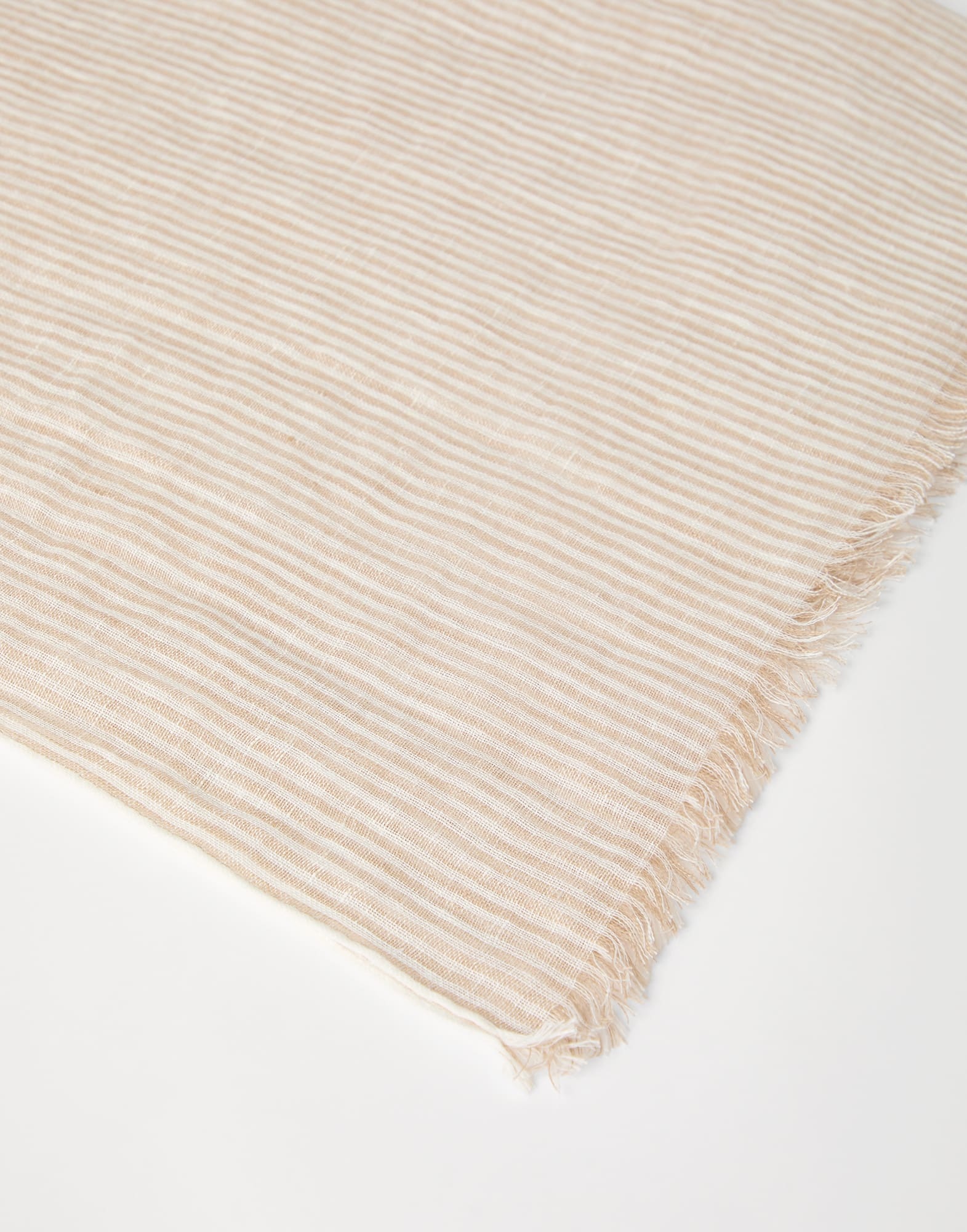 Striped linen scarf - 2