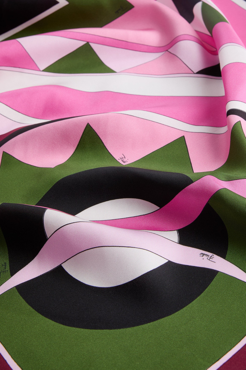 VIVARA PRINT SILK SCARF 3