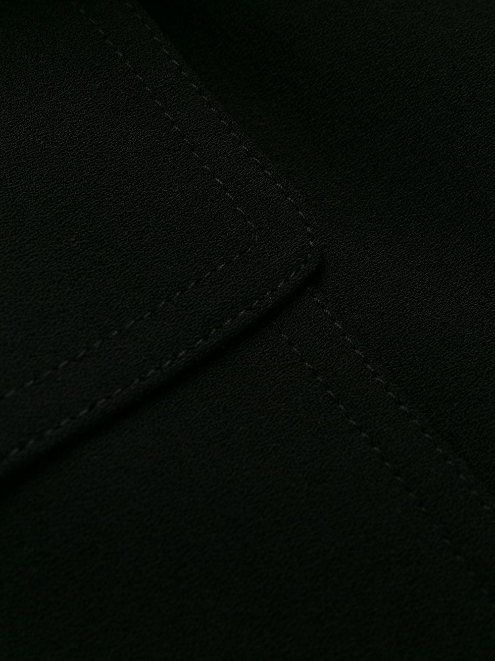 single-breasted belted coat - 7