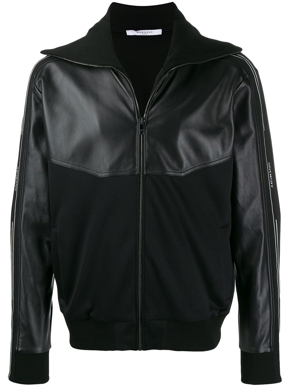 zipped bomber jacket - 1