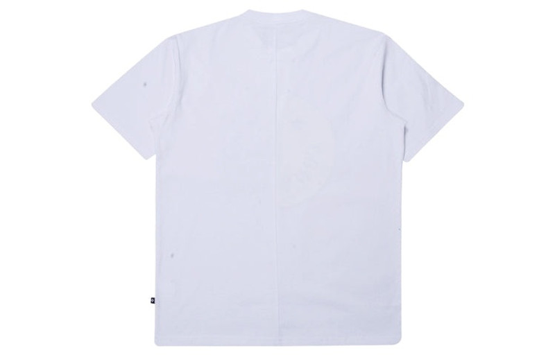 Converse Men's Converse Smiling Face Printing Breathable Short Sleeve White 10018841-A03 outlook