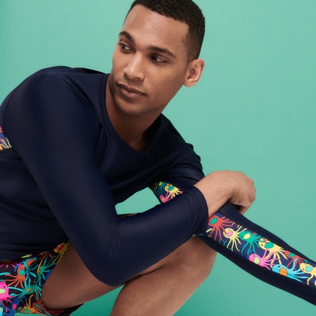 Long Sleeves Men Rashguard Multicolore Medusa - 5