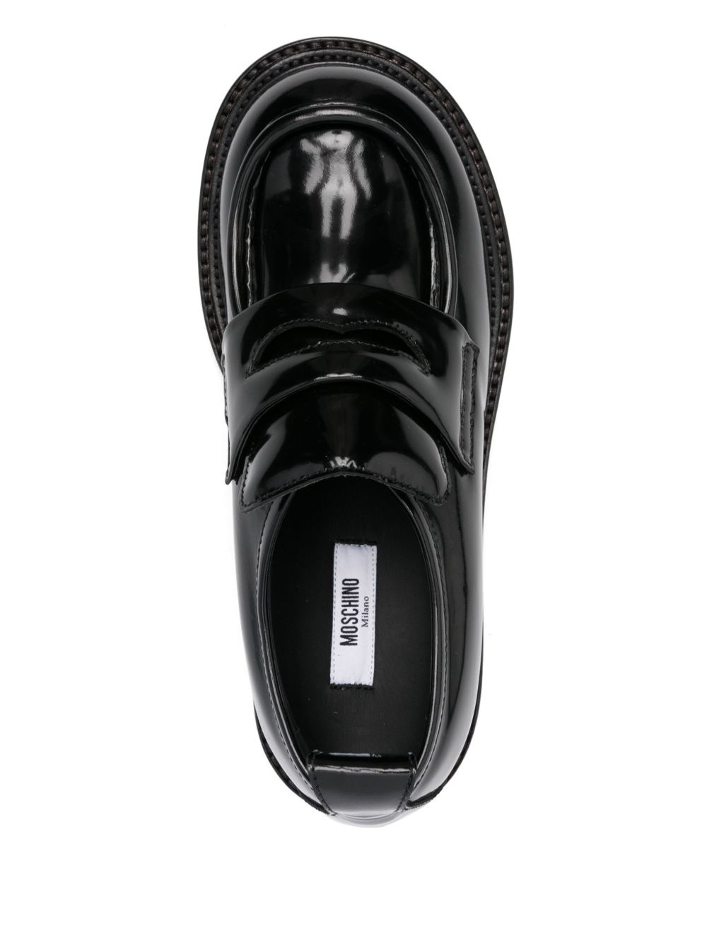 patent-leather loafers - 4