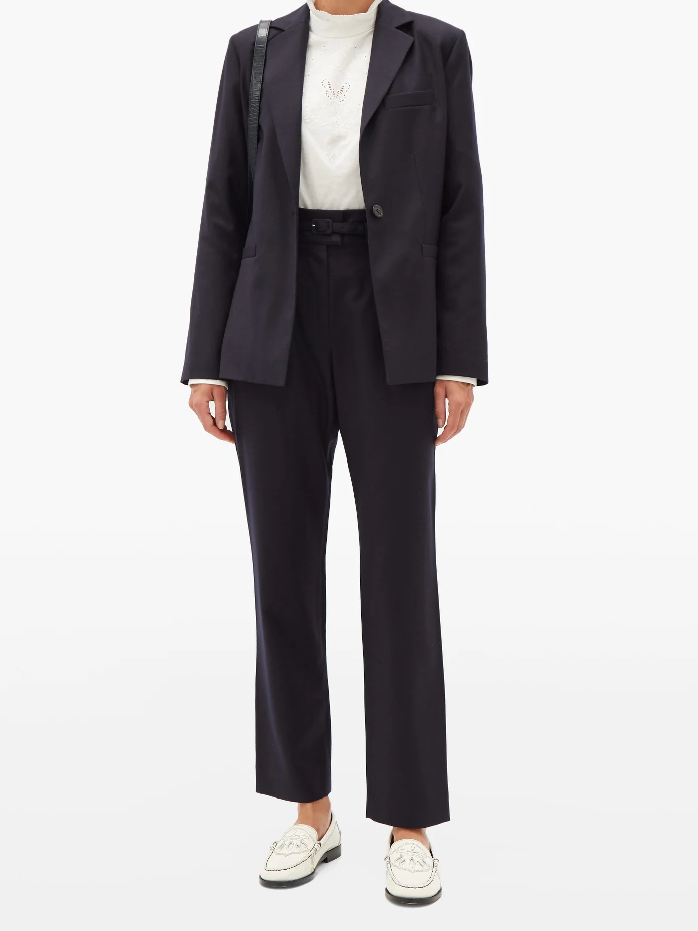 Joan high-rise wool trousers - 2