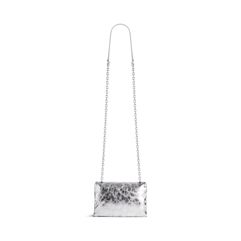 Women's Monaco Nano Bag Metallized  in Silver 3