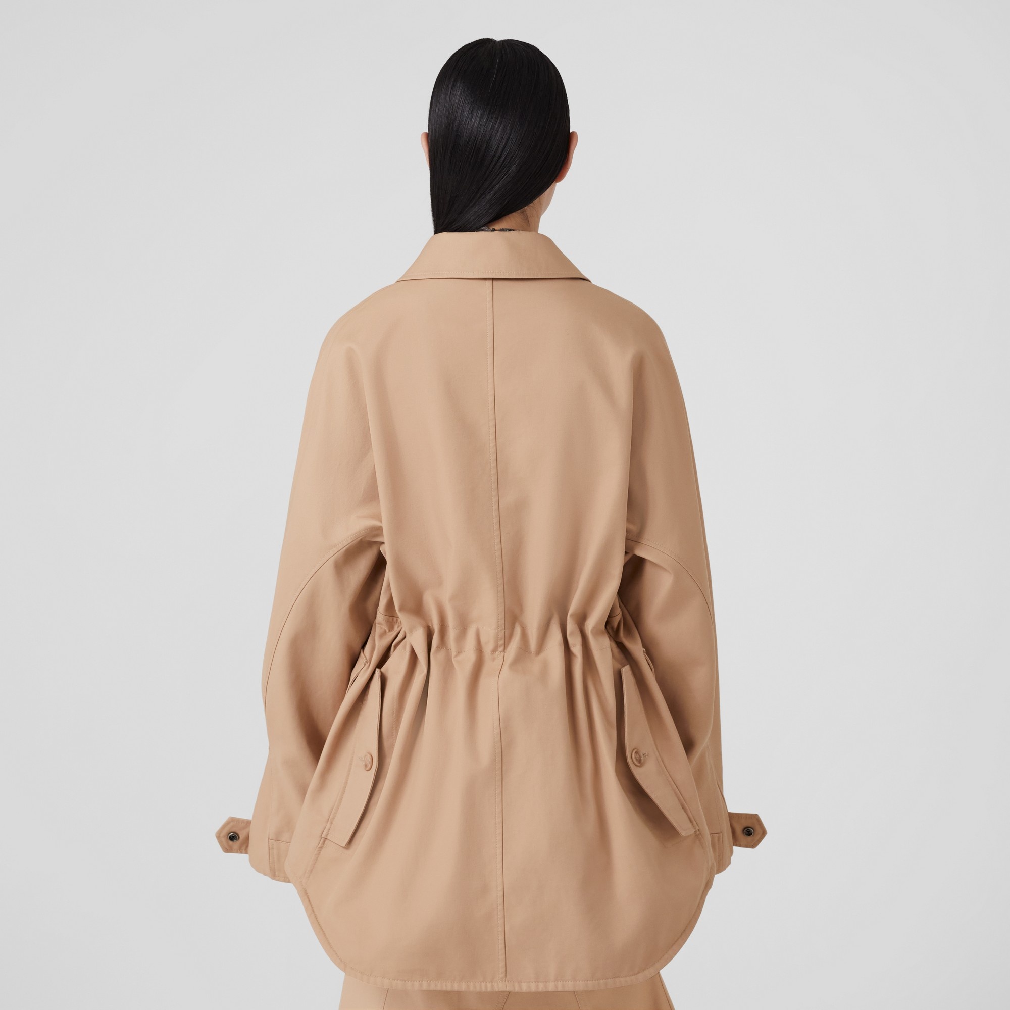 Cotton Gabardine Oversized Field Jacket - 3