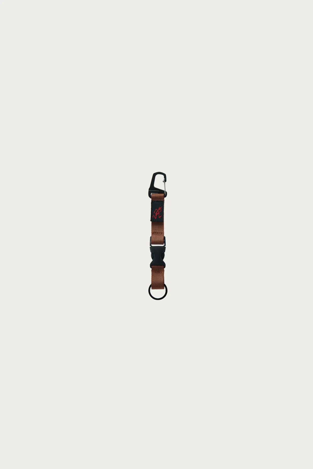 Webbing Key Holder - Camel - 1