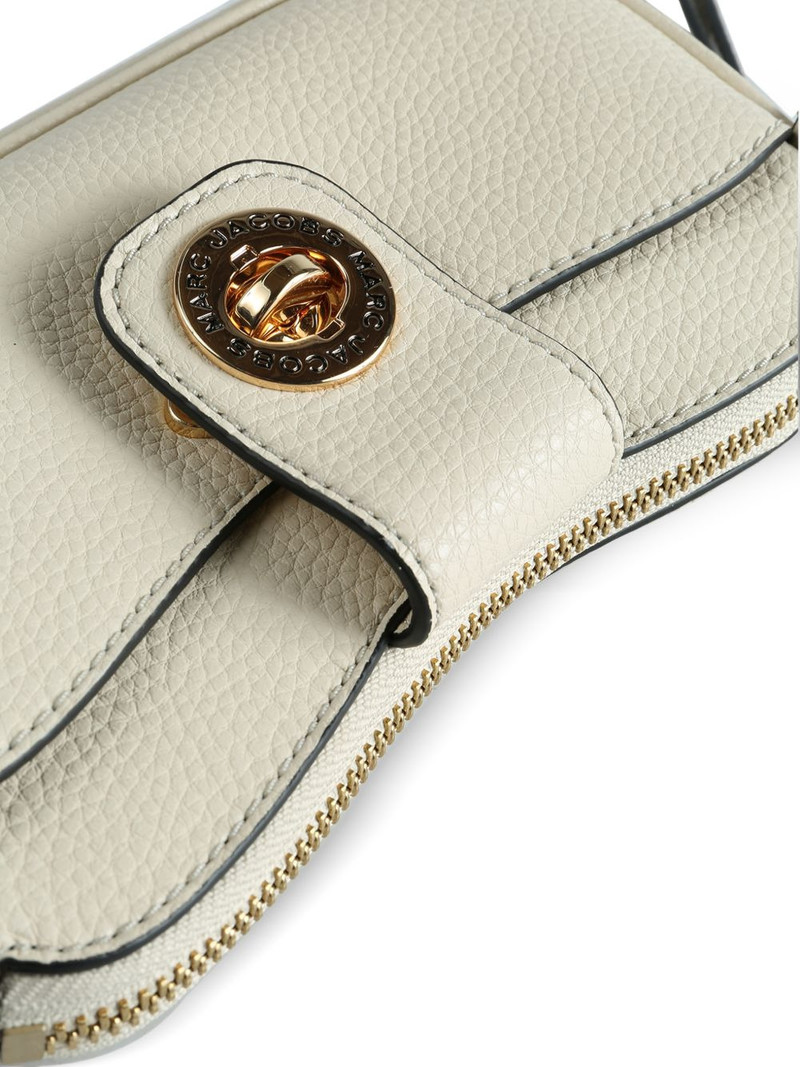 turnlock leather clutch bag 3
