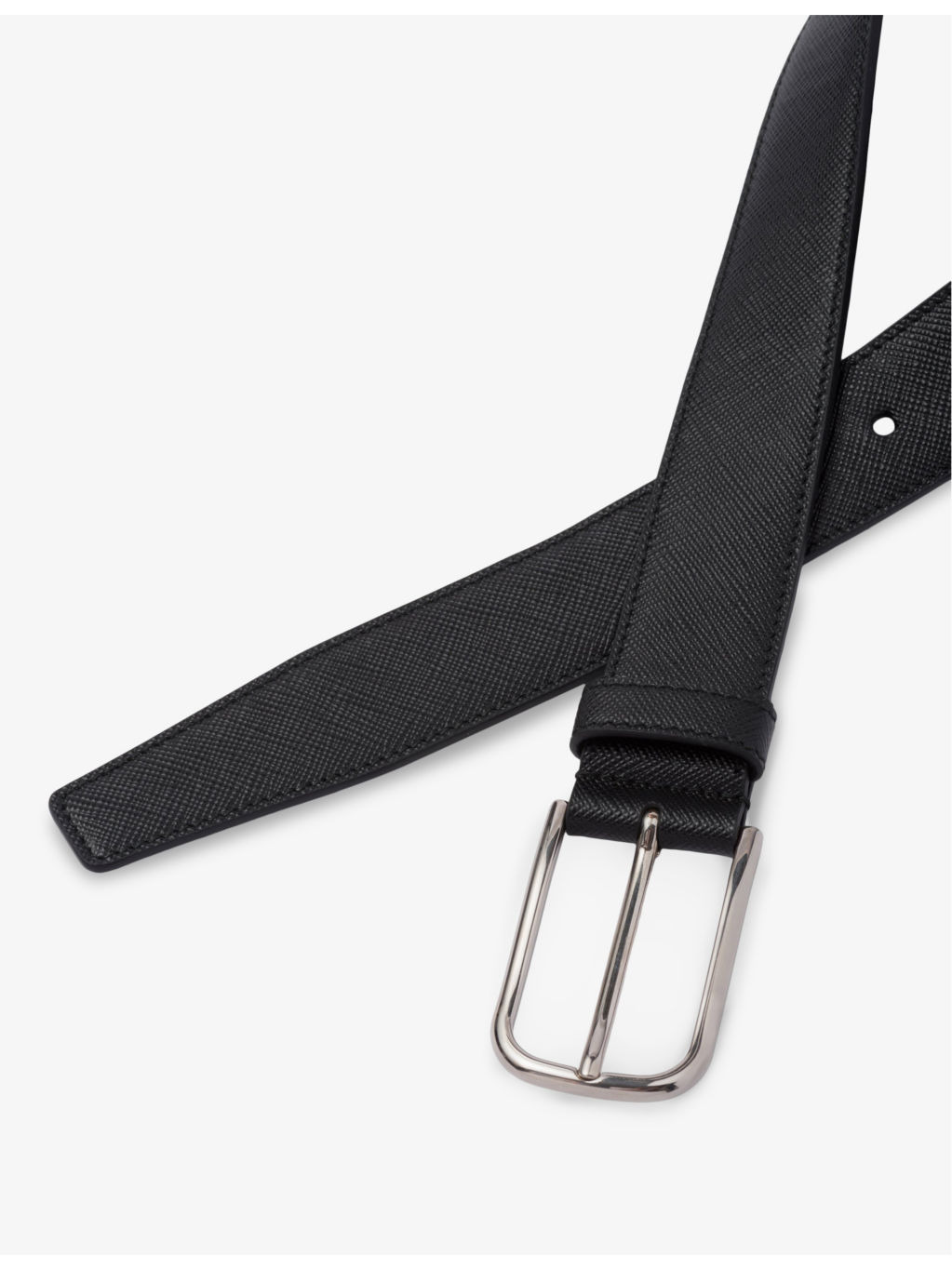 Logo-embellished leather belt - 3