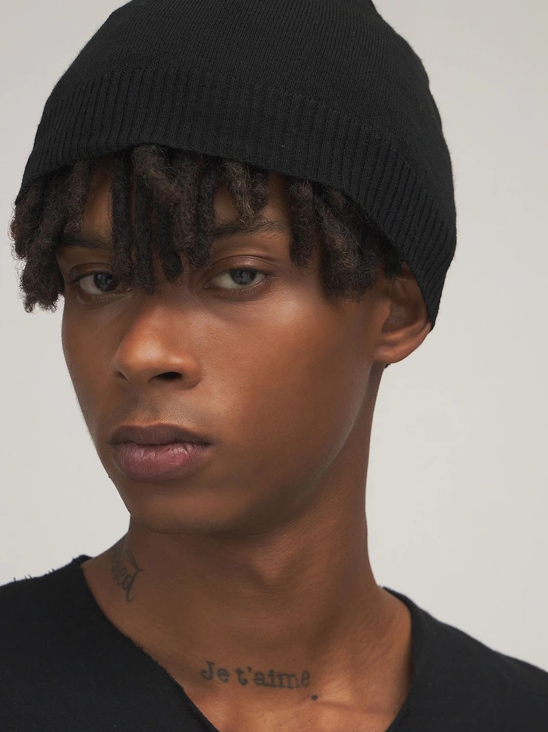 LIGHT SOFT WOOL KNIT BEANIE - 2