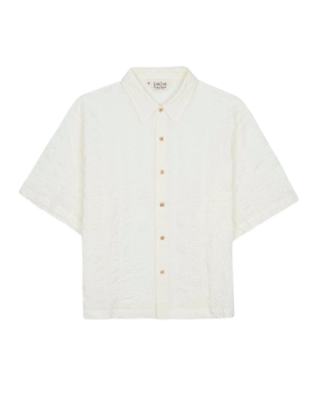 Twisted Piping Shirt - Natural - 1