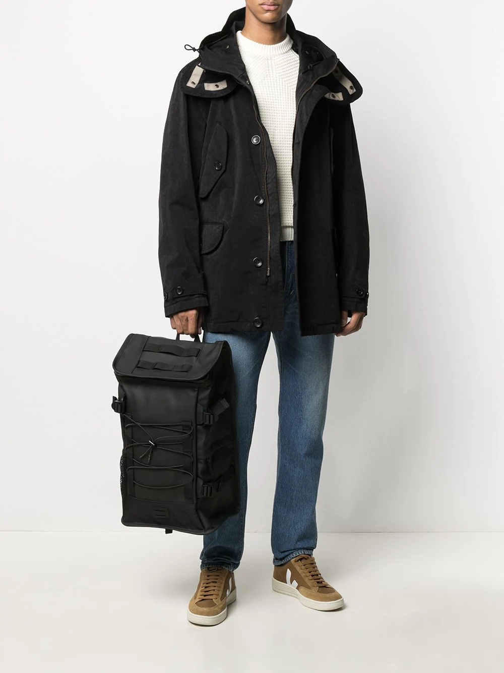 hooded duffle coat - 2