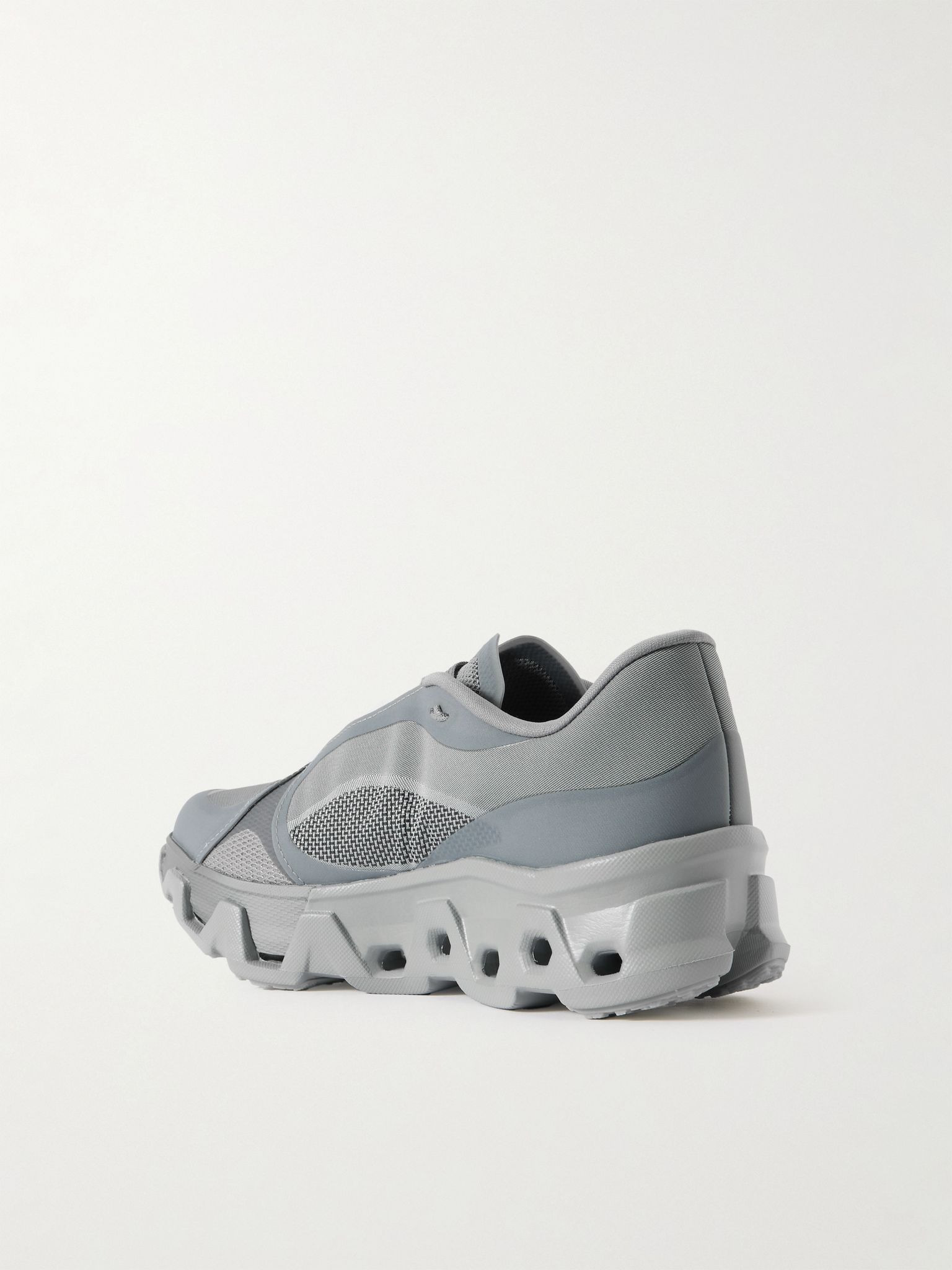+ POST ARCHIVE FACTION Cloudmonster Hyper Rubber-Trimmed Mesh Running Sneakers Gray - 4
