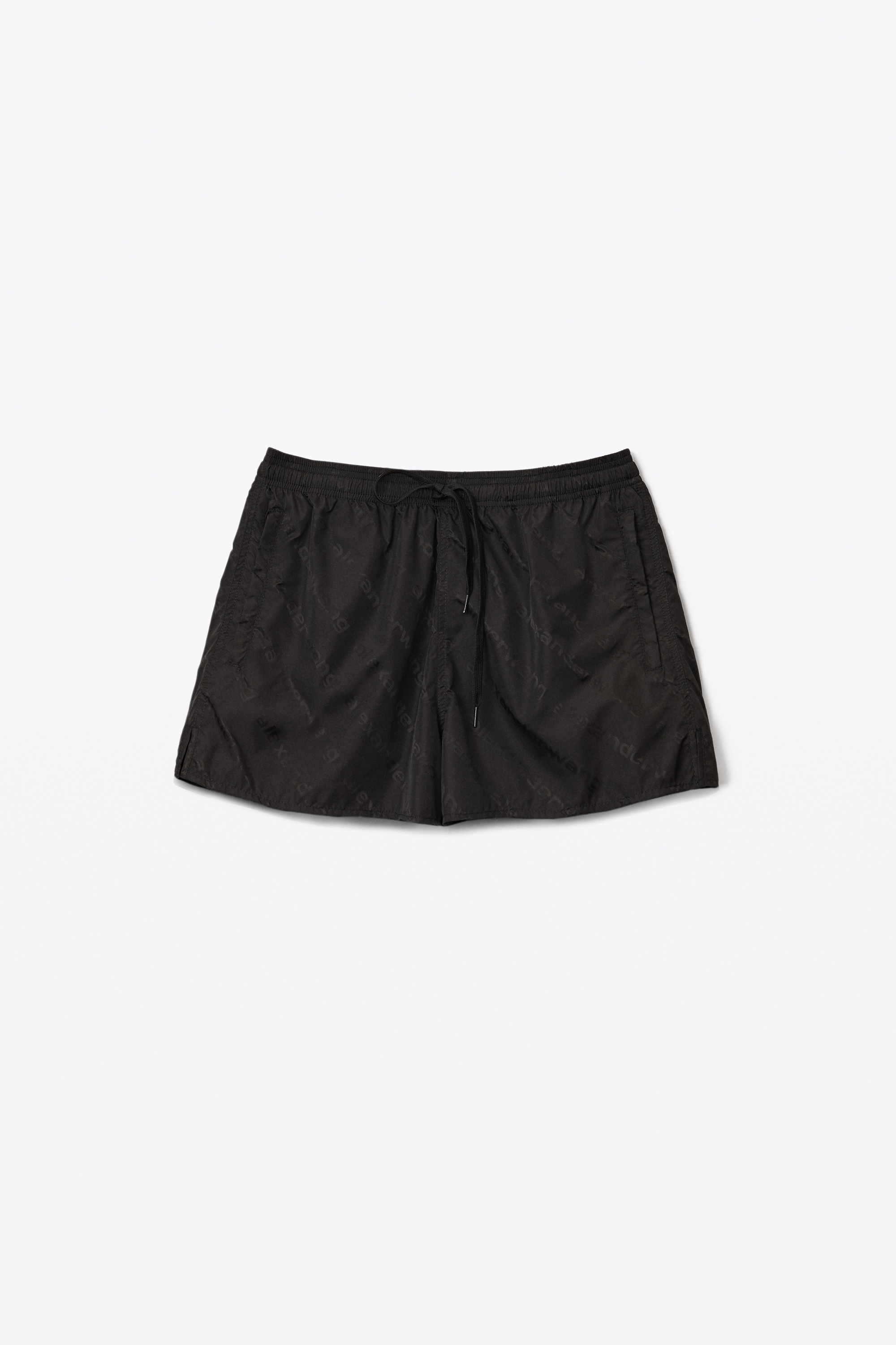 TRACK SHORT IN LOGO JACQUARD NYLON - 1