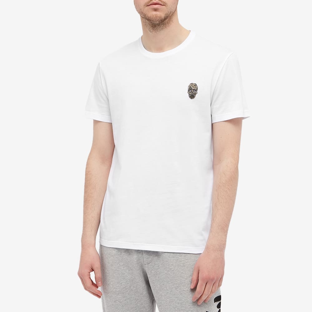 Alexander McQueen Skull Badge Tee - 3