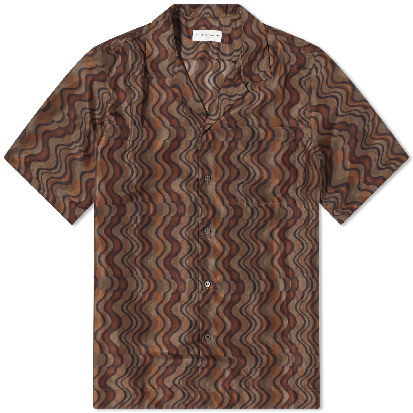Dries Van Noten Carltone Silk Vacation Shirt - 1