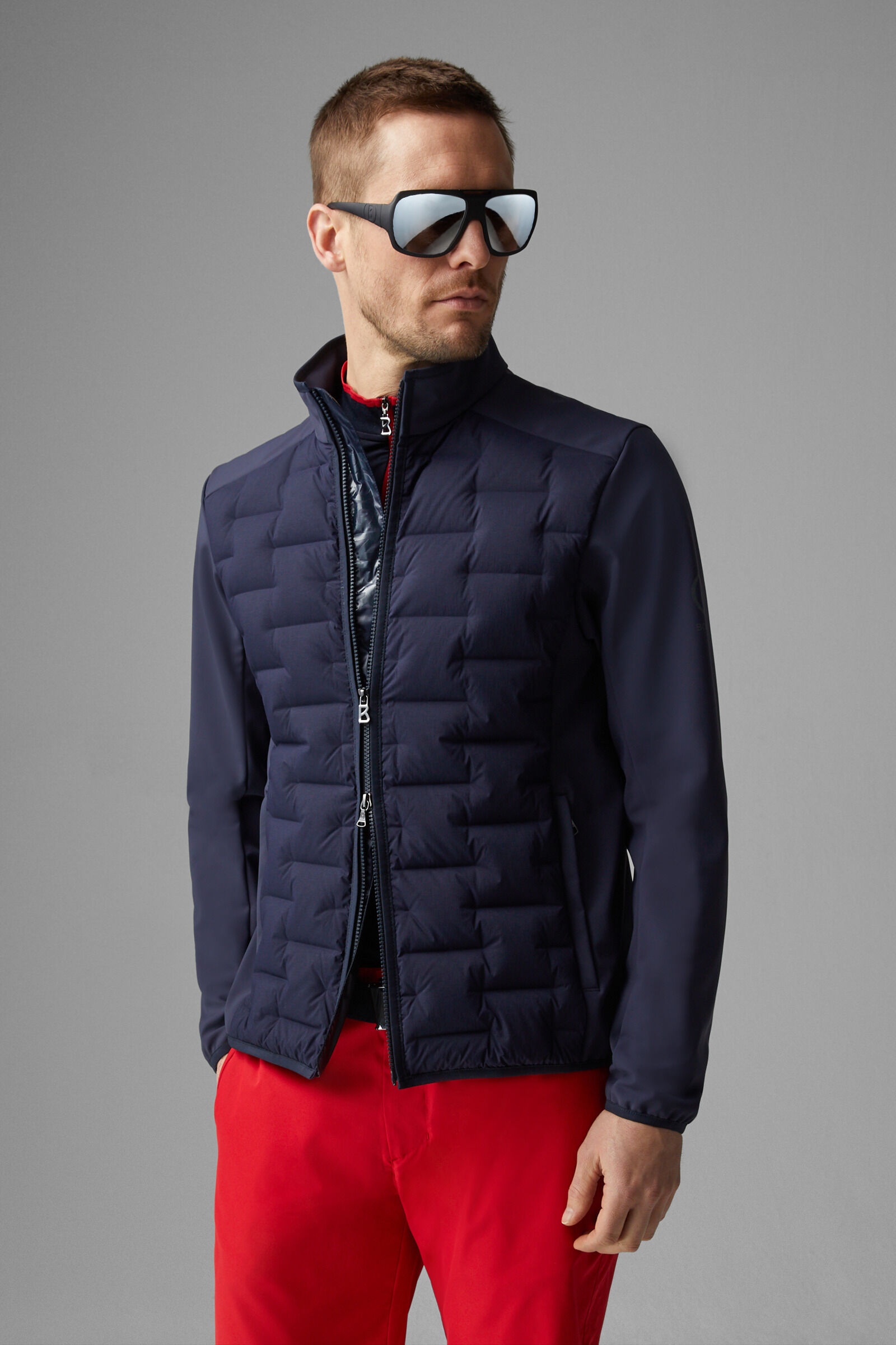 Daron Softshell down jacket in Navy blue - 2