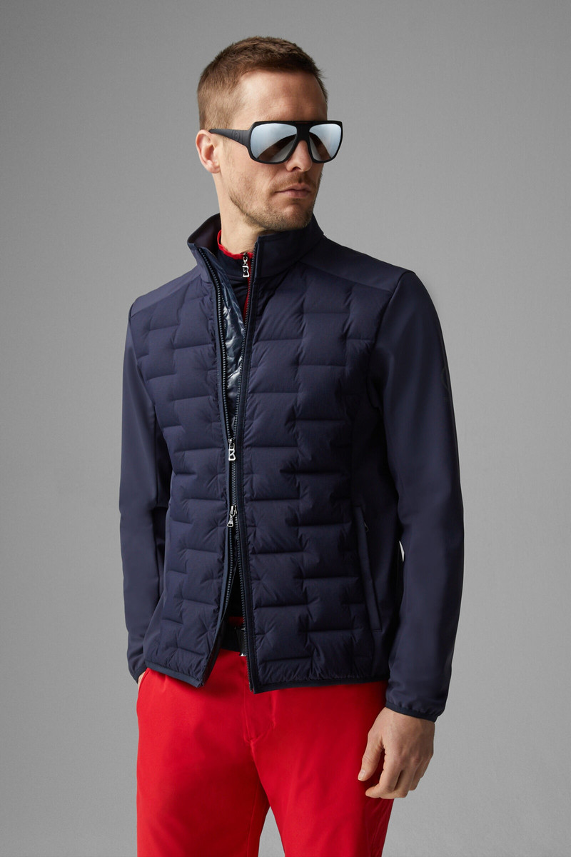 Daron Softshell down jacket in Navy blue 2