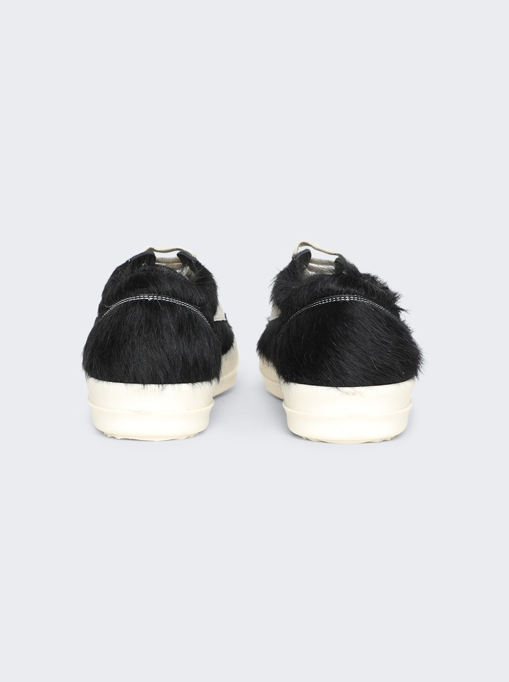 Scarpe In Pelliccia Calf Hair Vintage Sneakers Black And Milk - 2