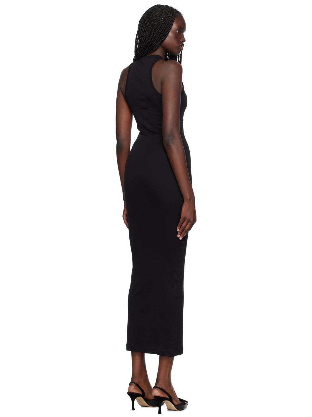 Black Tank Maxi Dress - 3