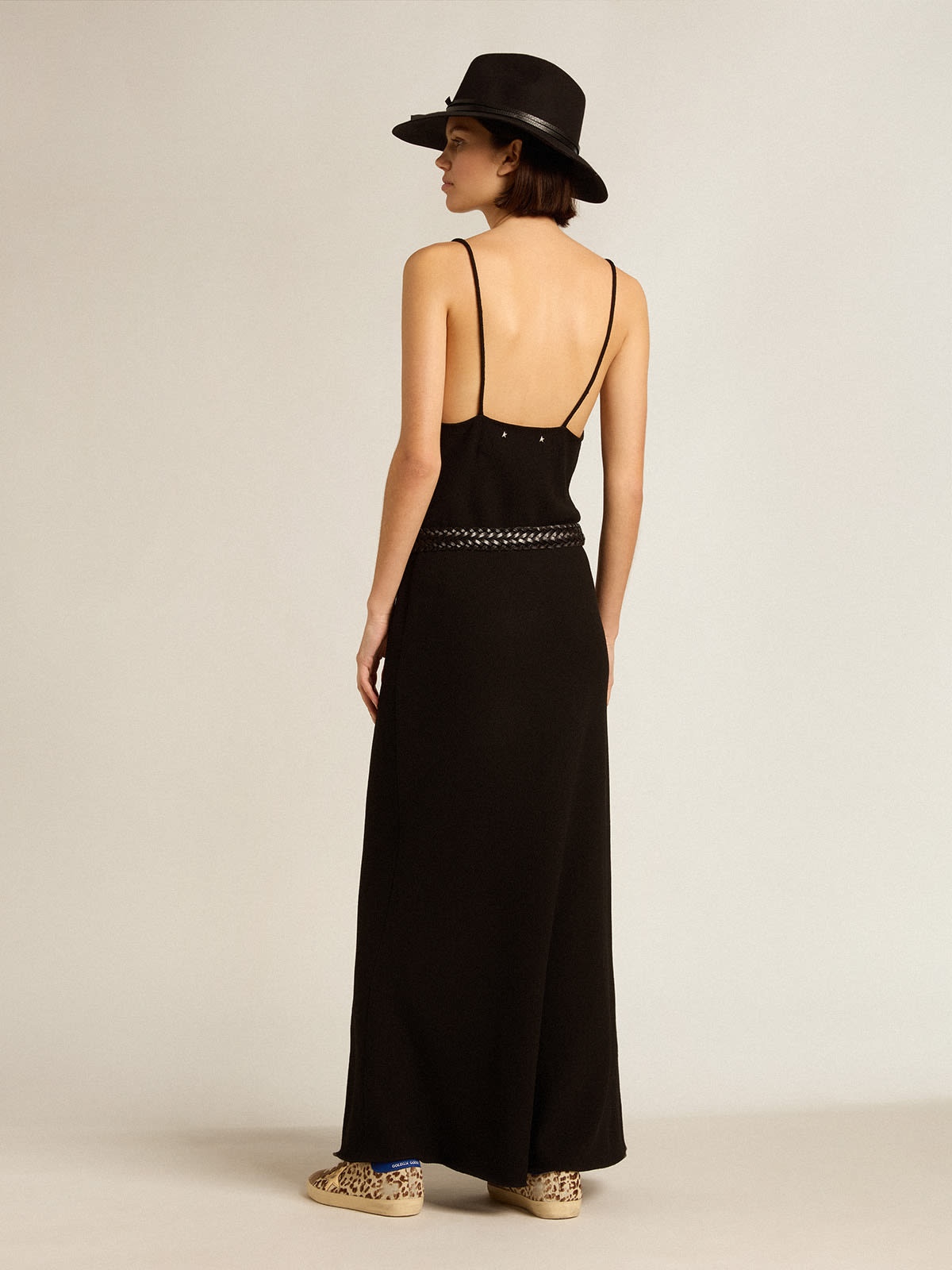 Black slip dress - 4