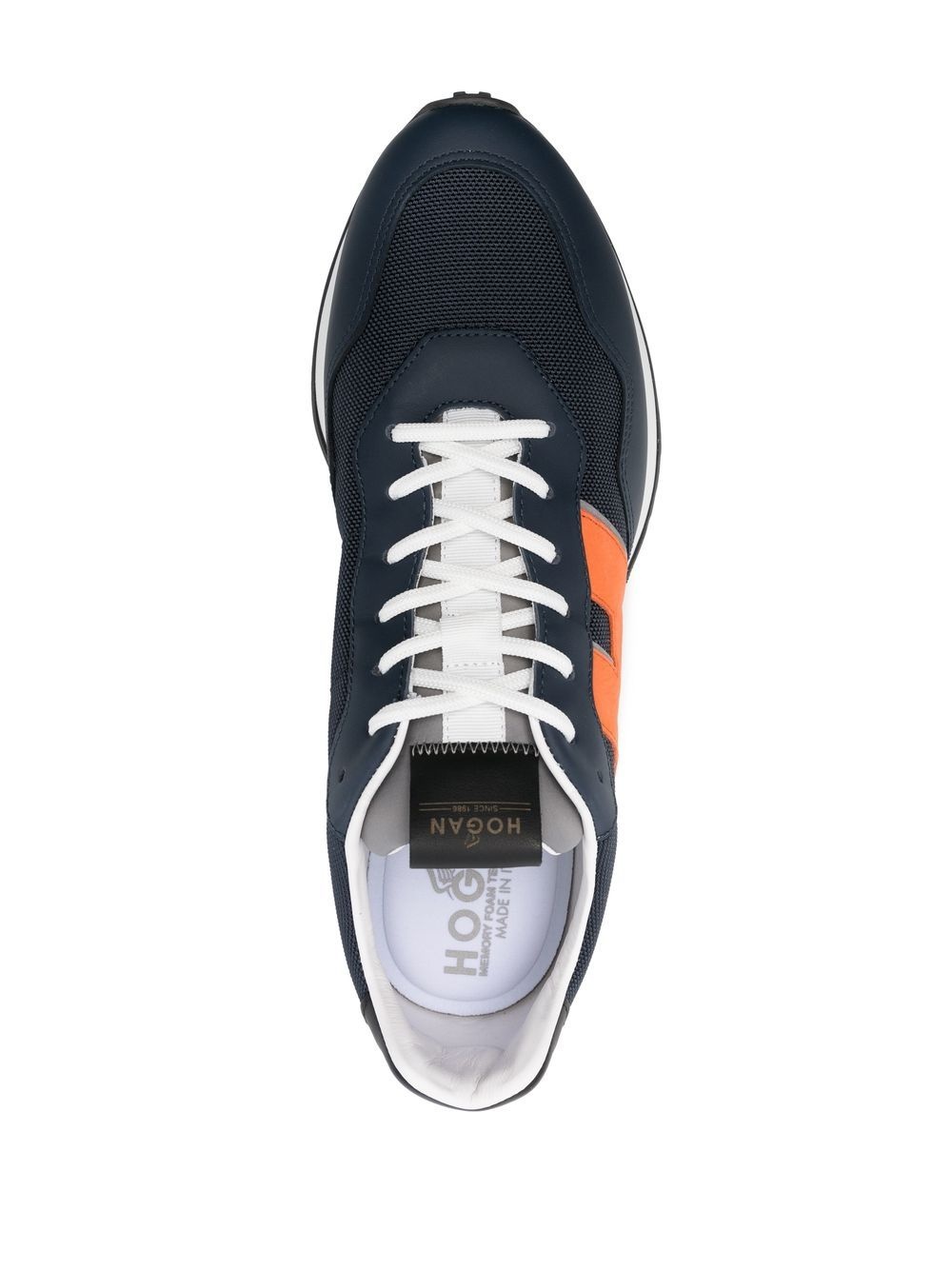 low-top lace-up sneakers - 4