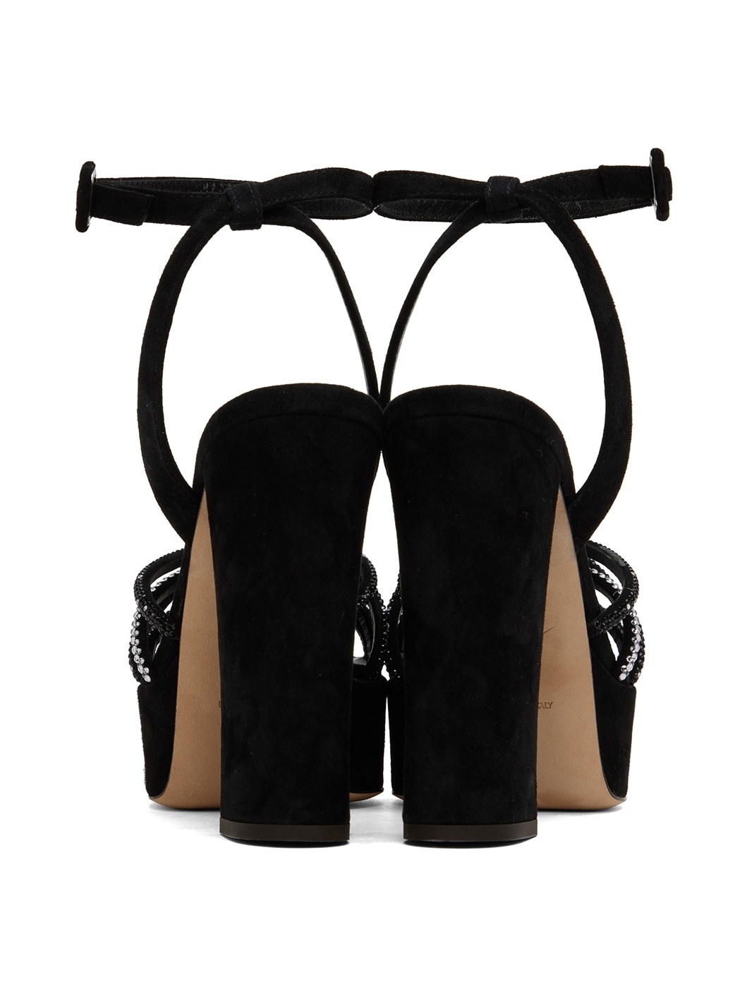 Black Blasvegas 120mm Heeled Sandals - 2