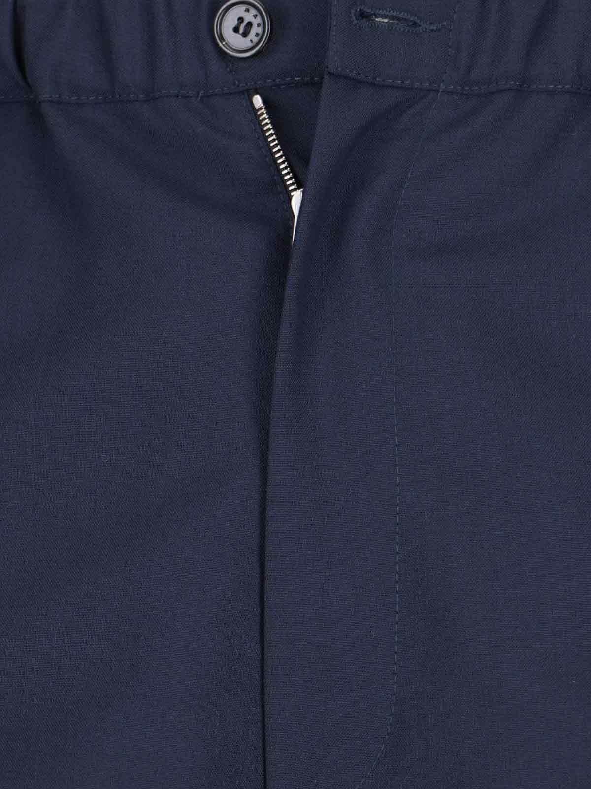 VIRGIN WOOL BOOTCUT PANTS - 4