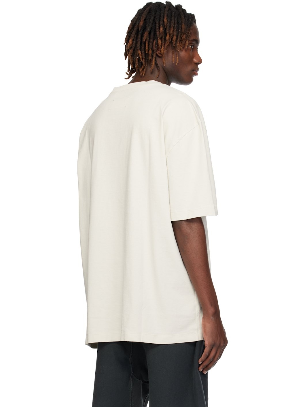 Off-White Embroidered Logo T-shirt - 3