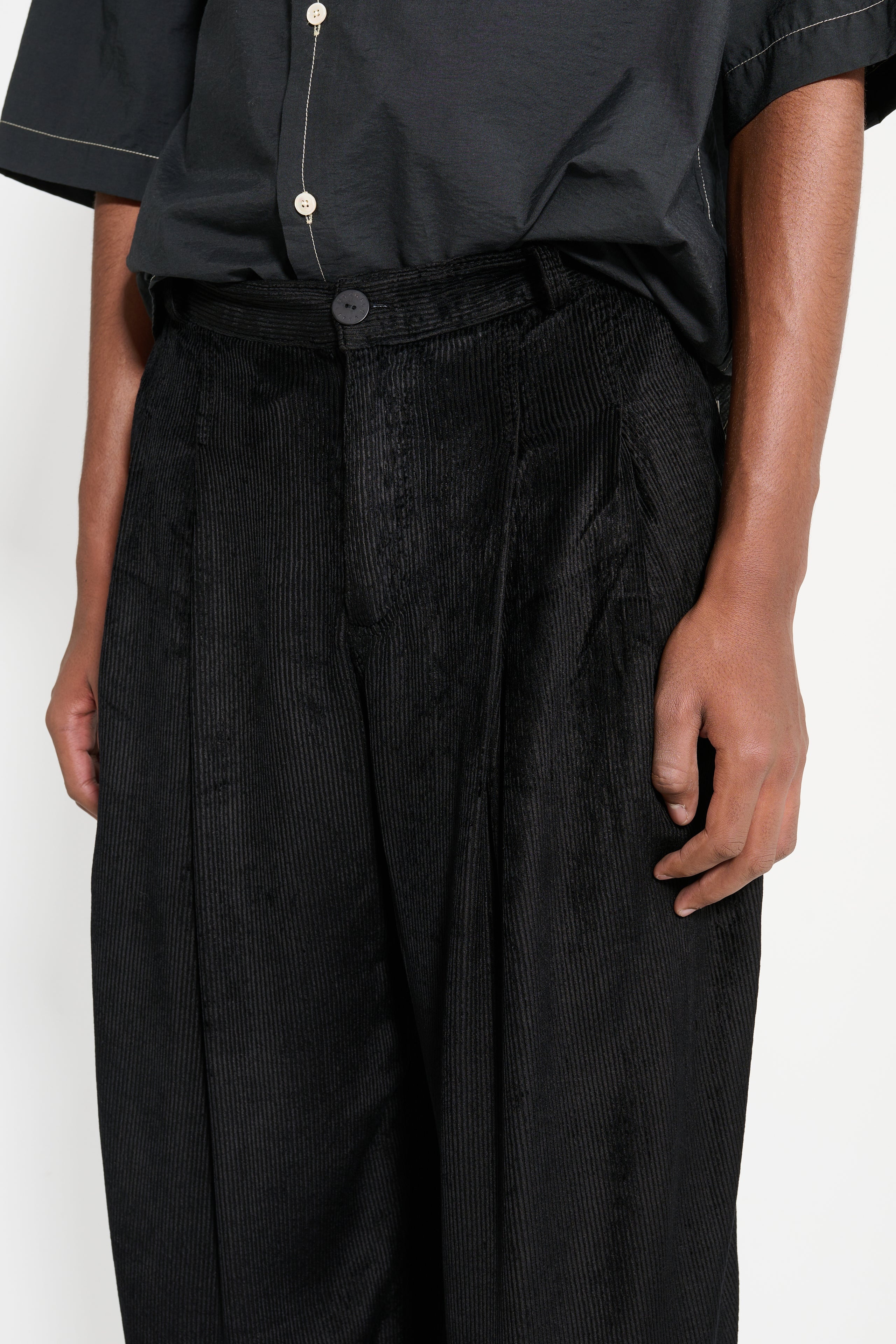 ECKHAUS LATTA ECKHAUS LATTA RIDGE TROUSER OBSIDIAN | REVERSIBLE