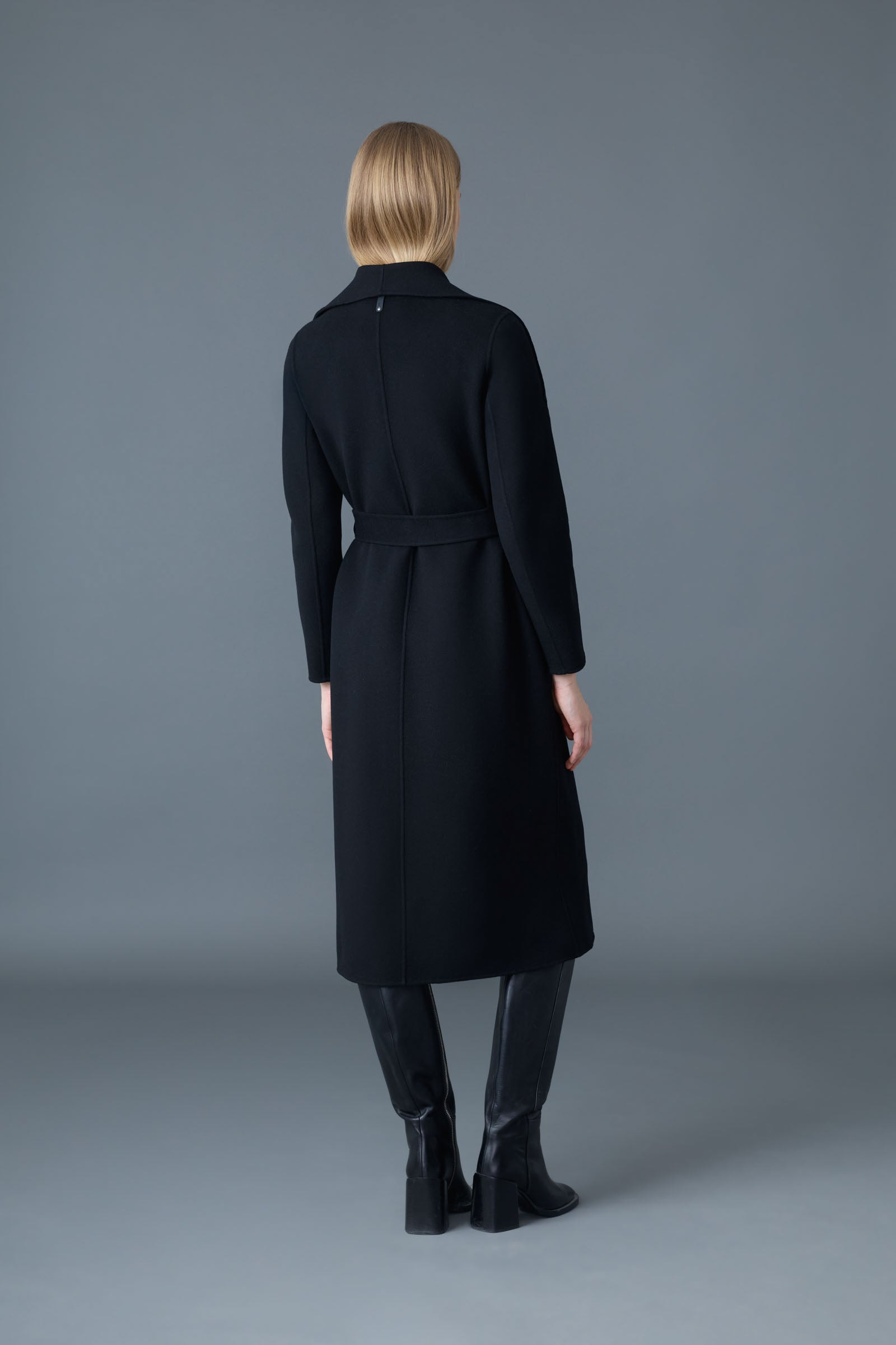 MAI-CN Double-face wool wrap coat - 4