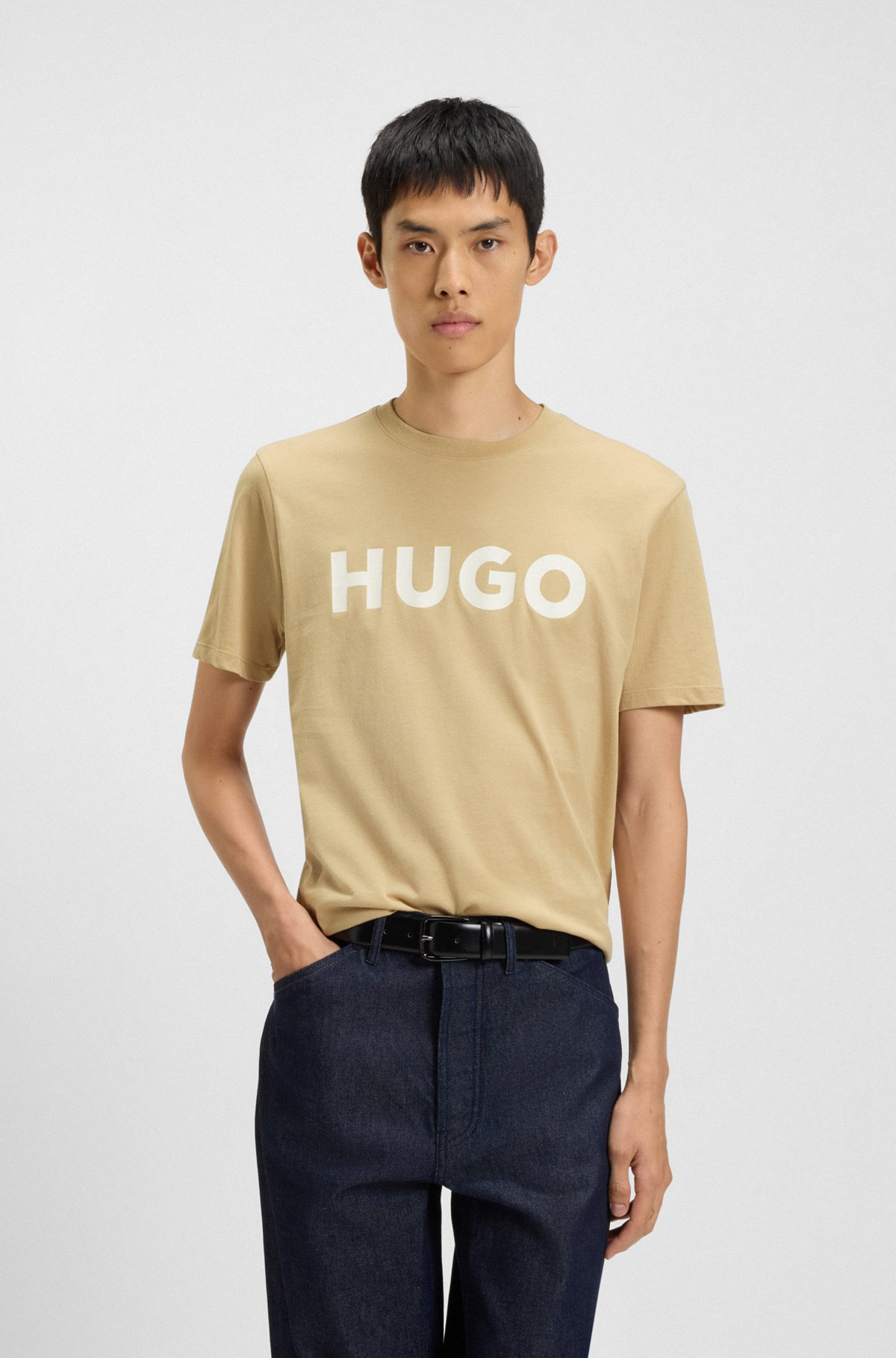REGULAR-FIT T-SHIRT IN COTTON JERSEY WITH LOGO ARTWORK - 2