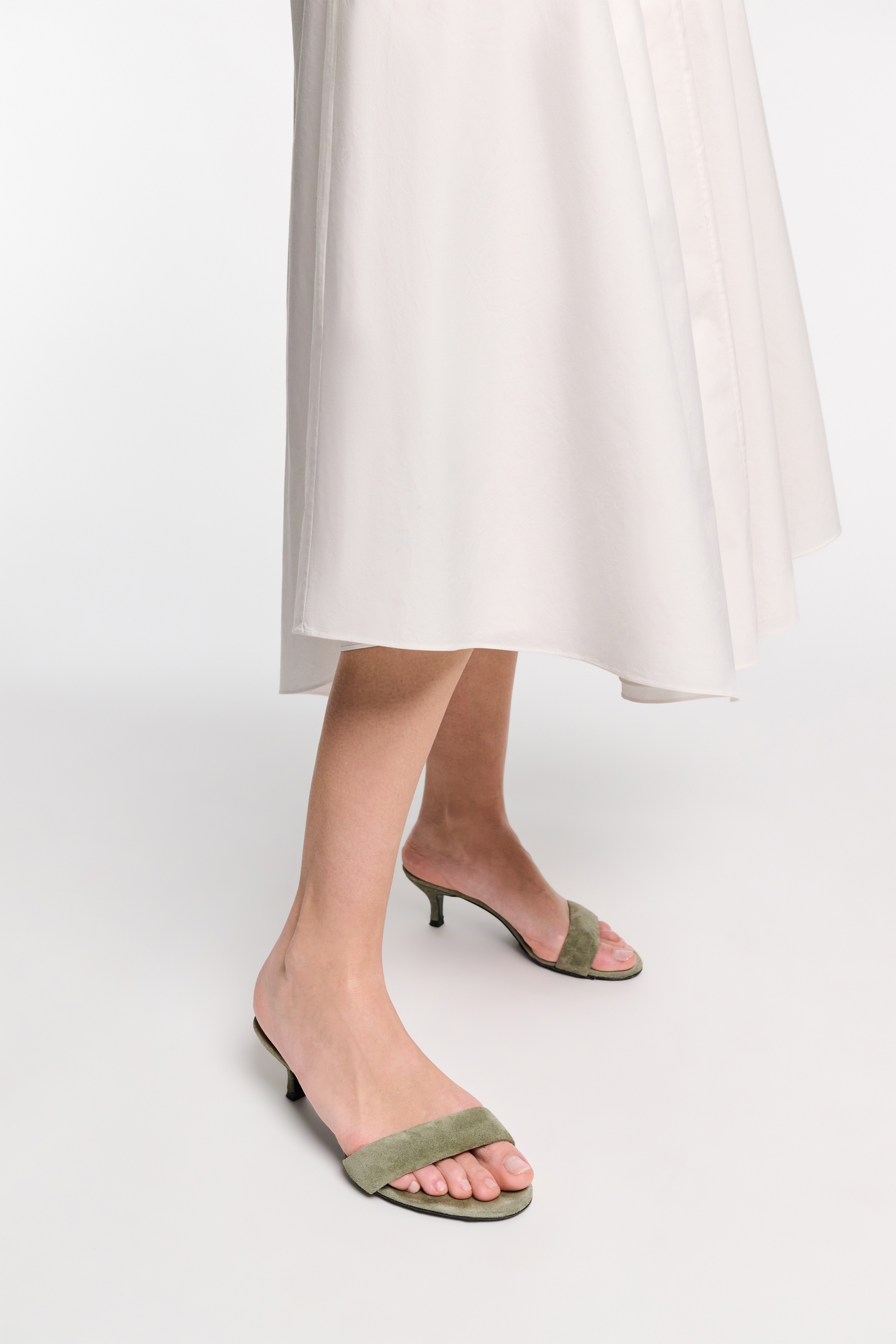 SUEDE SENSATION kitten heel sandal - 5
