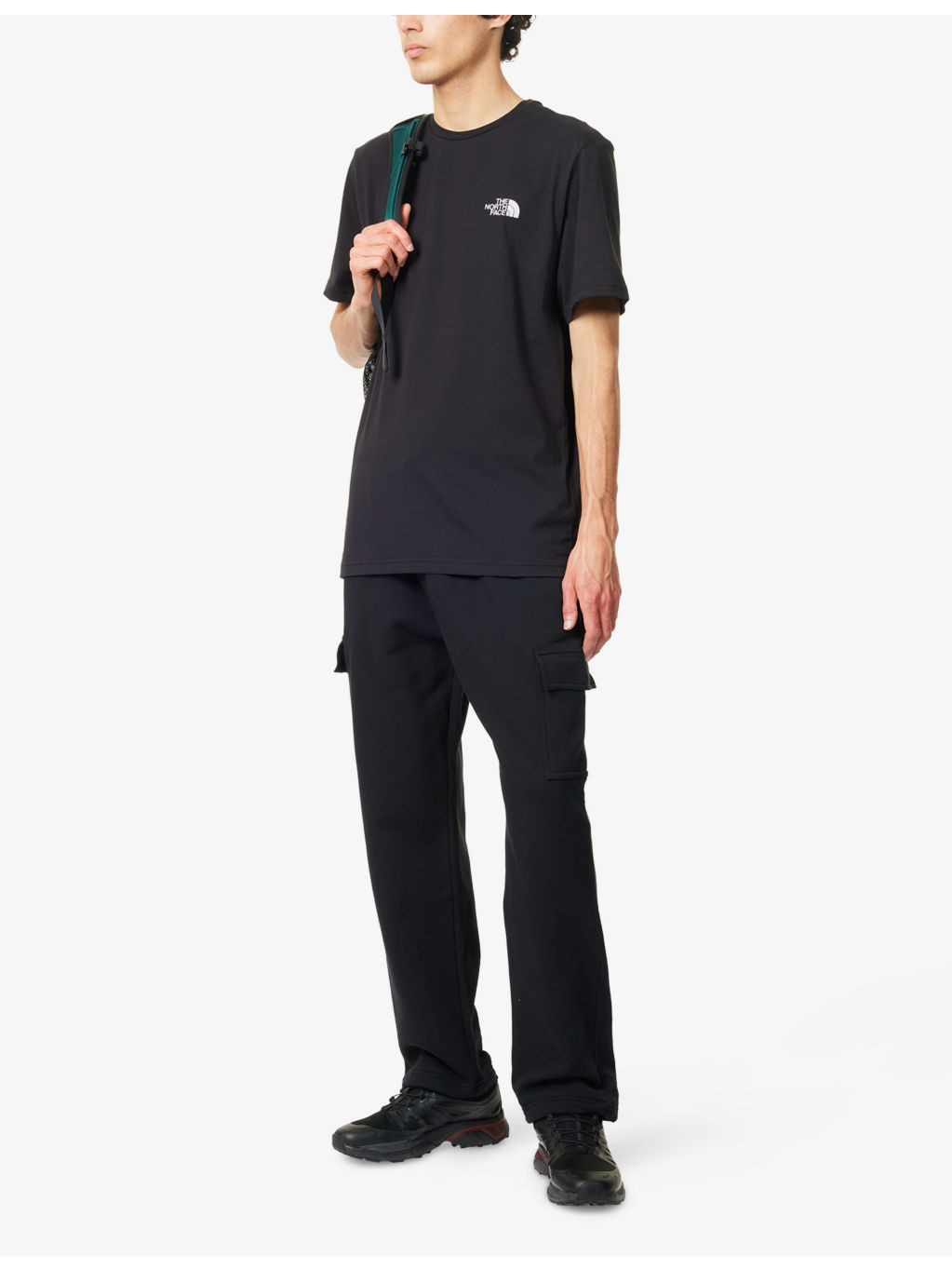 Reflective Box Crewneck Cotton-Jersey T-Shirt - 2