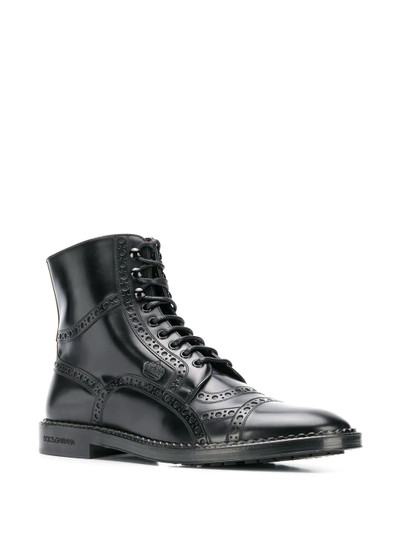 Dolce & Gabbana lace-up ankle boots outlook