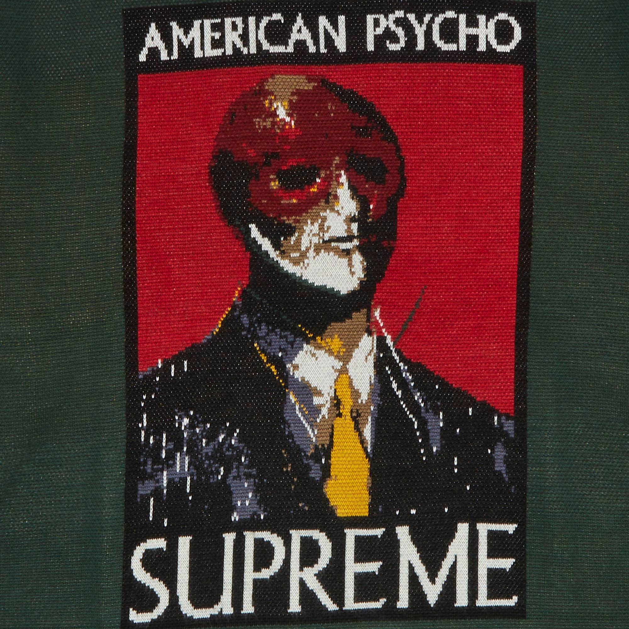 Supreme Supreme American Psycho Sweater 'Green' | goat | REVERSIBLE