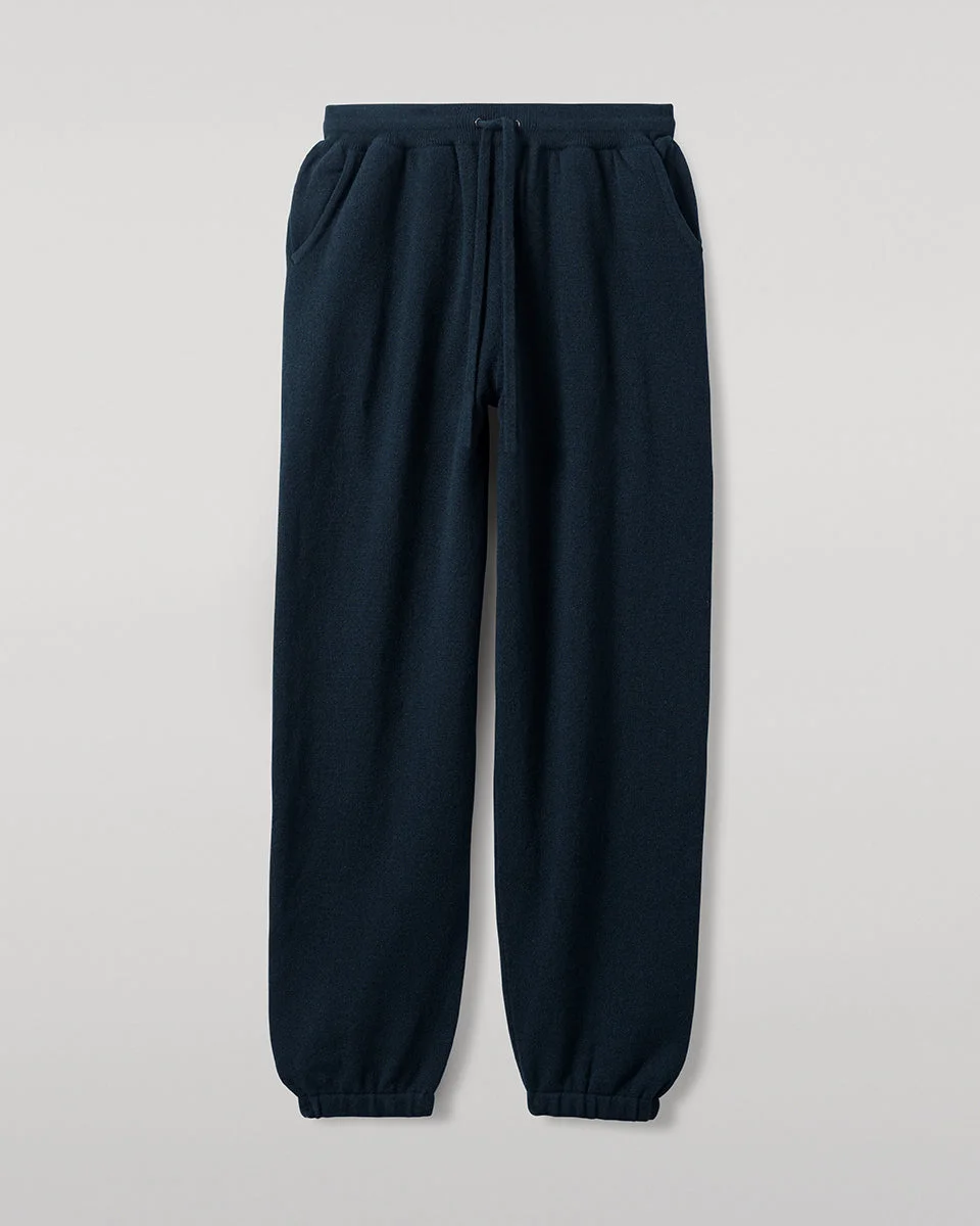 Tapered Cashmere Green Joggers - 1