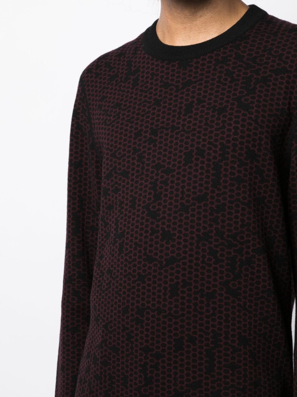 patterned intarsia-knit wool jumper - 5