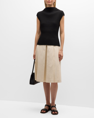 LE17SEPTEMBRE 24 Katie Pleated Knee-Length Skirt outlook