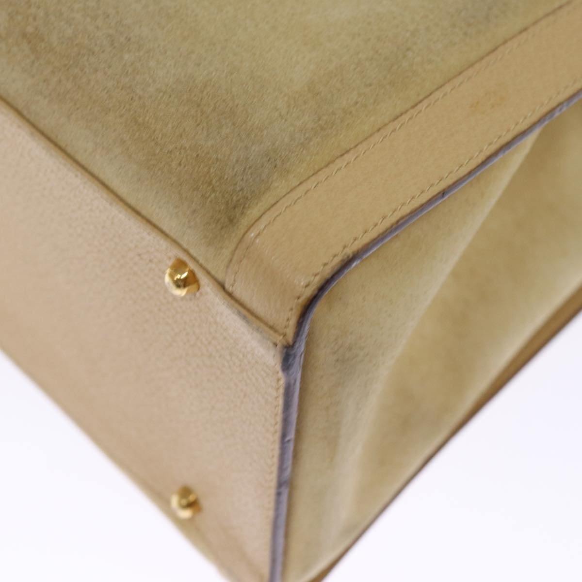 GUCCI Bamboo Hand Bag Suede Leather Beige 002 1186 002 1186 - 16