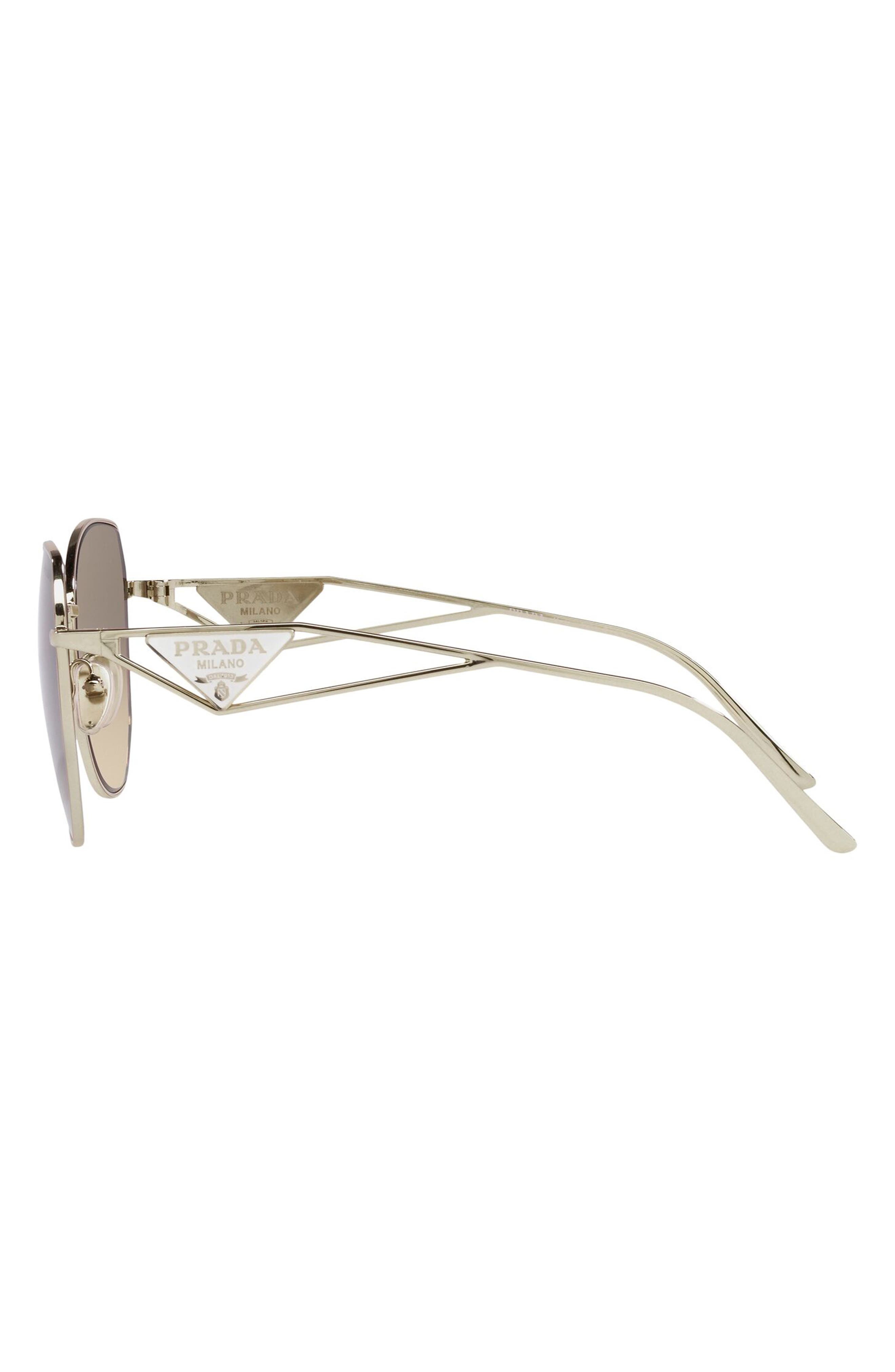 57mm Gradient Round Sunglasses - 7