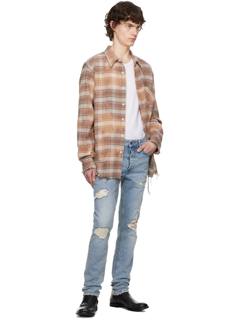 Ksubi Blue Chitch Champagne Destroy Sketch Jeans outlook