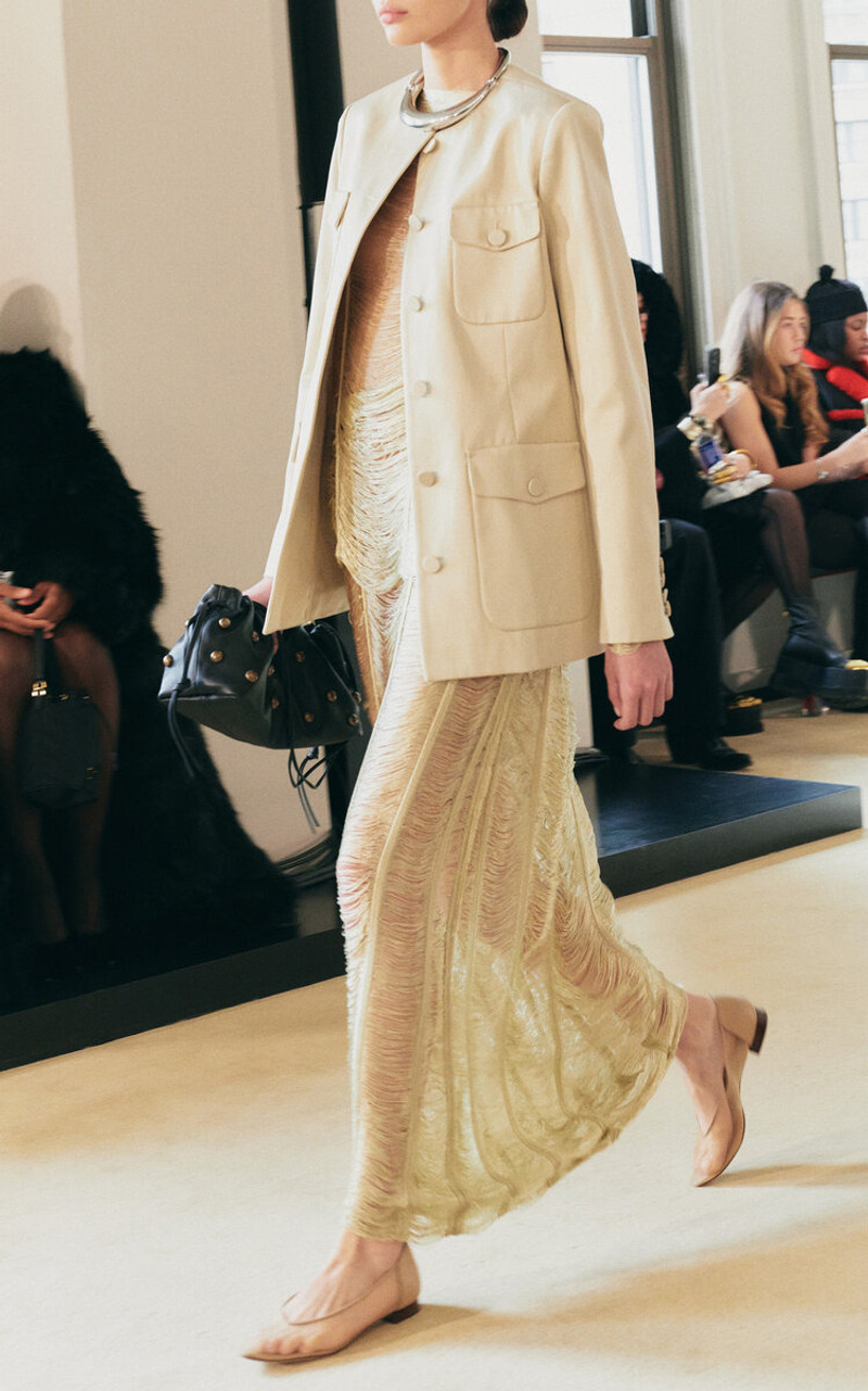 Altuzarra Perry Cotton-Blend Jacket off-white outlook