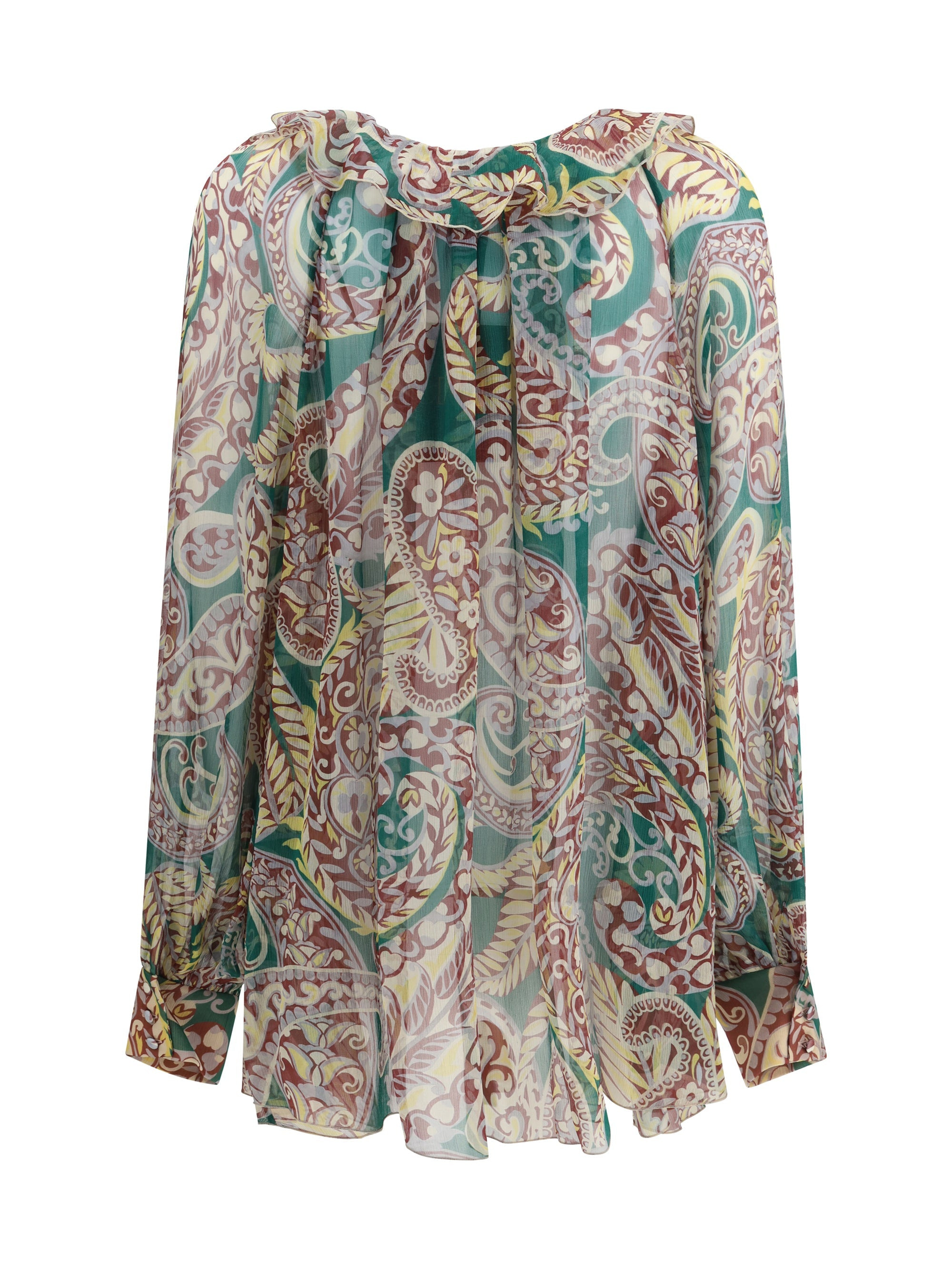 Etro Women Silk Crepon Shirt - 2