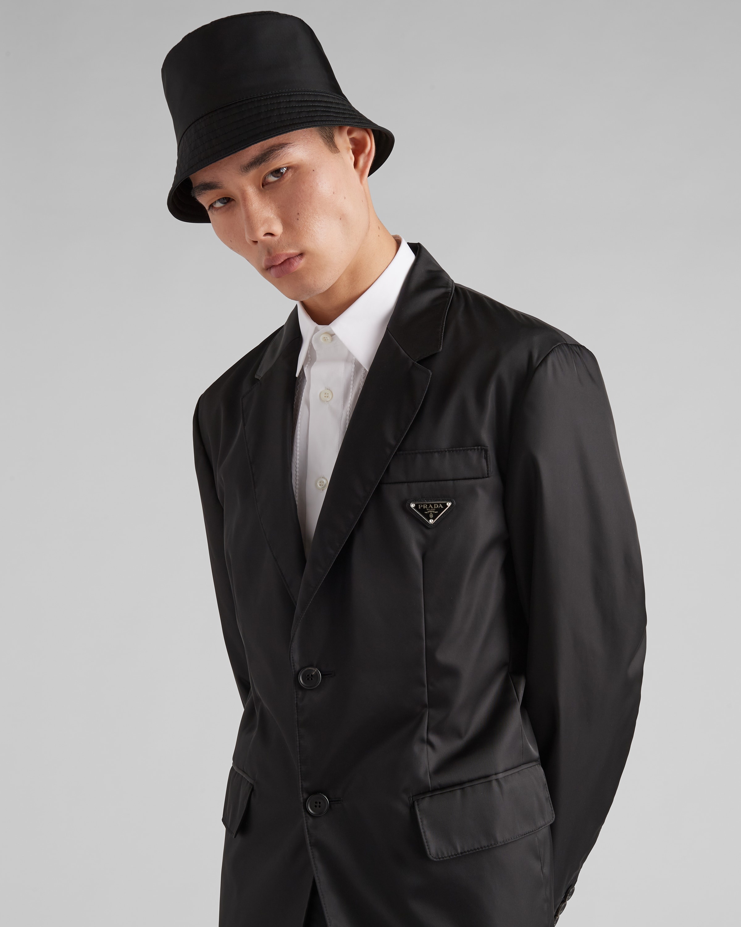 Re-Nylon single-breasted jacket - 3